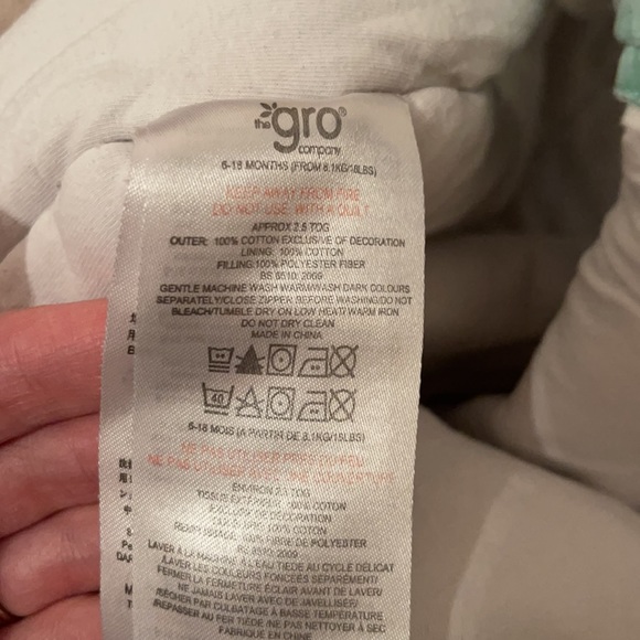 Grobag Sleepsack 6-18 month - Picture 5 of 5